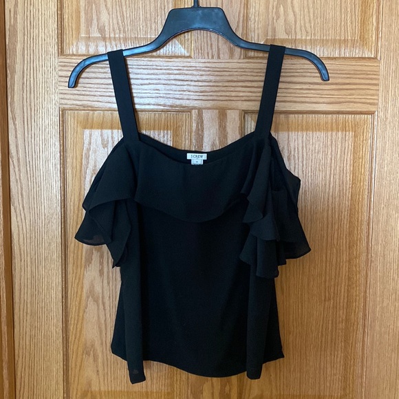 J crew off the shoulder flutter tank - Picture 1 of 3